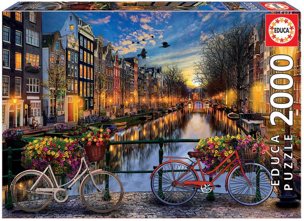 Puzzle canal Amsterdam
